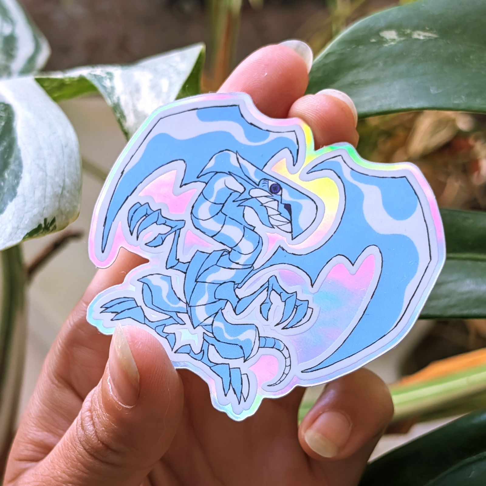 Pack of 2 Holographic Dragon Stickers - Image 3